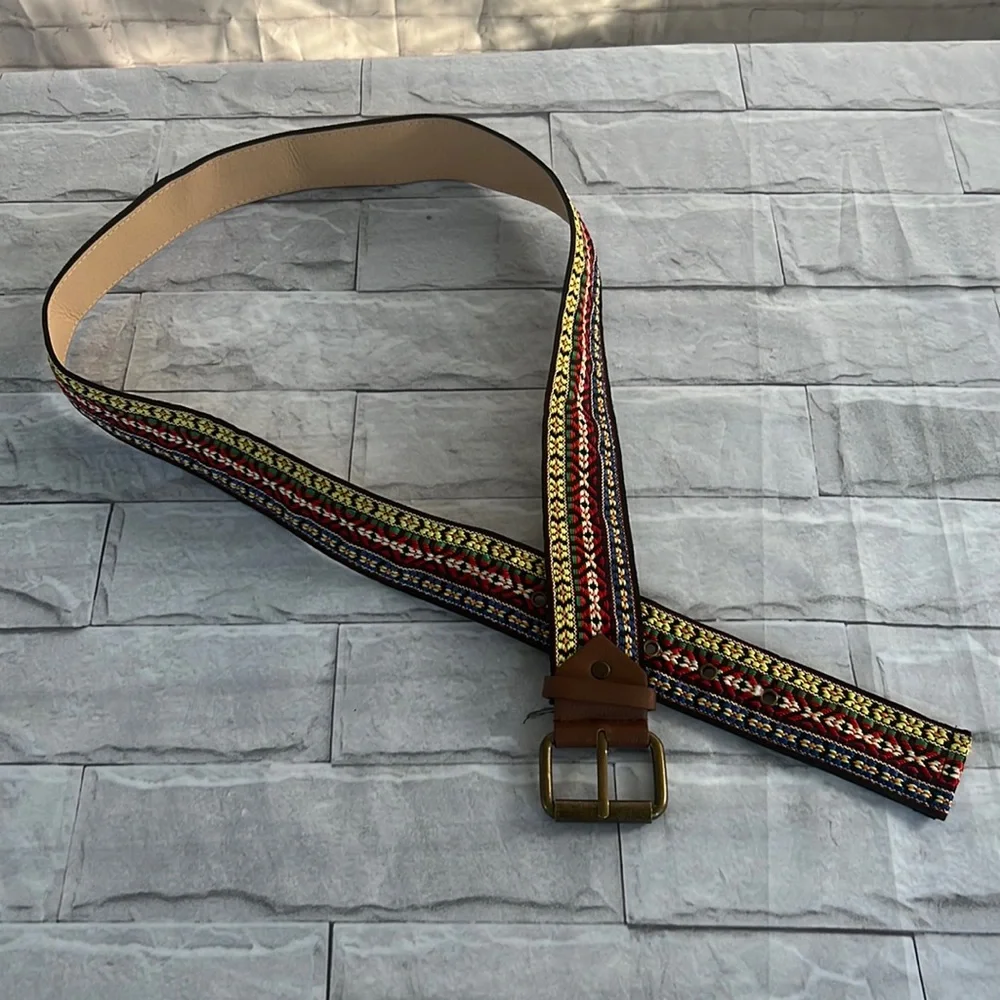 NWOT embroidery bohemian belt size 2XL